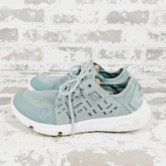Sperry Seas Gray Lace Up Comfort Lightweight Sport Athletic Sneakers M539 - Picture 1 of 10